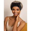 Silksilky Pure Silk Bowknot Tie Bonnet In Brown