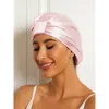 Silksilky Pure Silk Double Layer Night  Bonnet