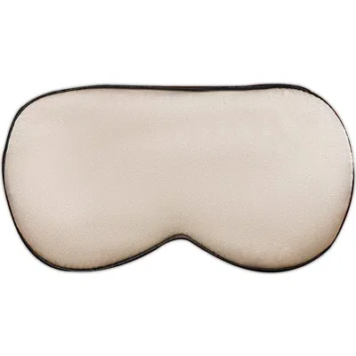 Silksilky Pure Silk Elastic Band Sleep Eye Mask In Brown