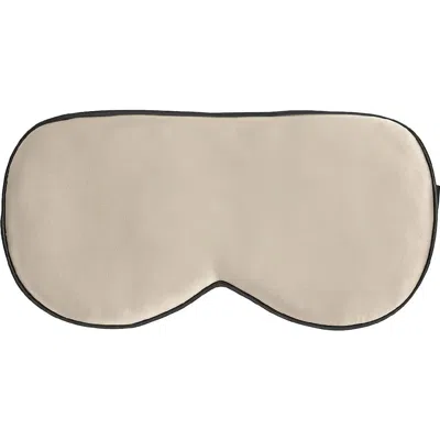 Silksilky Pure Silk Elastic Band Sleep Eye Mask In Brown
