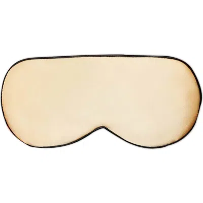 Silksilky Pure Silk Elastic Band Sleep Eye Mask In Gold
