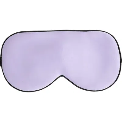 Silksilky Pure Silk Elastic Band Sleep Eye Mask In Purple