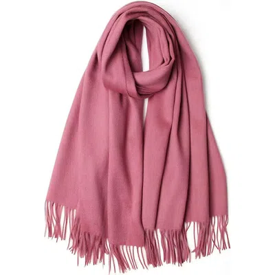 Silksilky Pure Wool Scarf Shawl In Purple