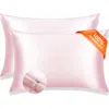 Silksilky Set Of 2pcs-22momme Mulberry Silk Hidden Zipper Pillowcase