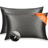 Silksilky Set Of 2pcs-22momme Mulberry Silk Hidden Zipper Pillowcase