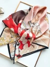 Silksilky Silk Square Scarf In Pink