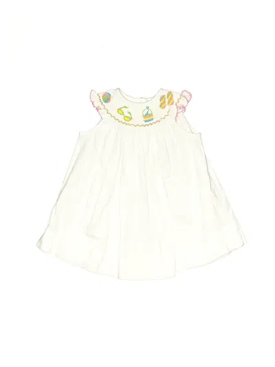 Pre-owned Silly Goose Babies' Dress In White