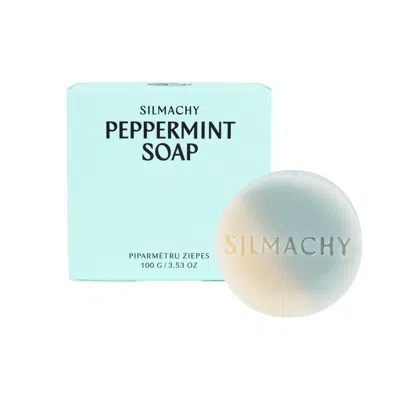 Silmachy Cosmetics Blue Peppermint Soap Bar For Hands And Body Bundle