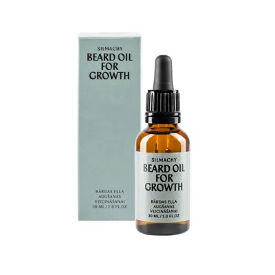 Silmachy Cosmetics Grey Beard Oil For Beard Growth In Gray