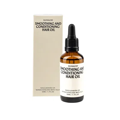 Silmachy Cosmetics Grey Smoothing And Conditioning Hair Oil In Gray