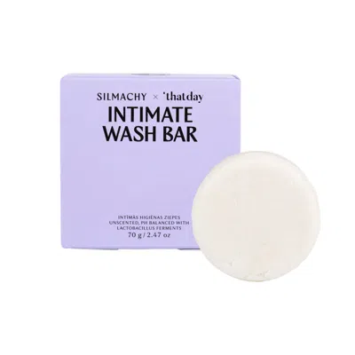 Silmachy Cosmetics White Intimate Wash Bar With Lactobacillus Ferments, Unscented Bundle