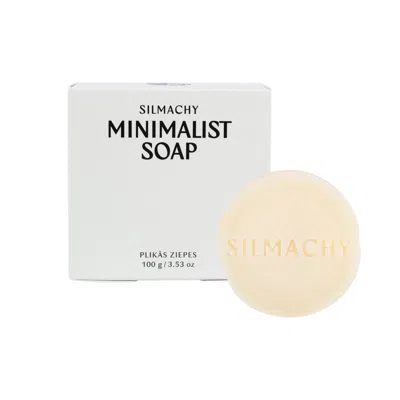 Silmachy Cosmetics White Natural Minimalist Soap Bar For Hands And Body Bundle