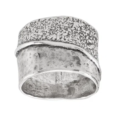 Silpada Authenticity' Sterling Silver Ring In White