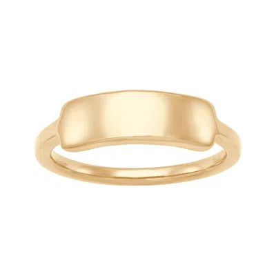Silpada Caption This' Ring In 14k Gold-plated Sterling Silver In Neutral