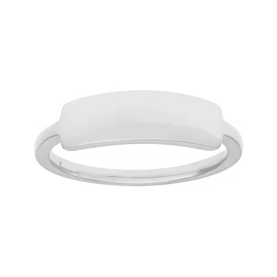 Silpada Caption This' Ring In Sterling Silver In Gray