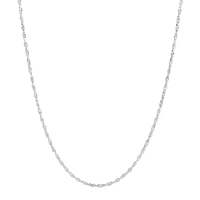 Silpada Chain Of Dreams' Chain Necklace In Sterling Silver, 16" + 2" + 2" In Gray