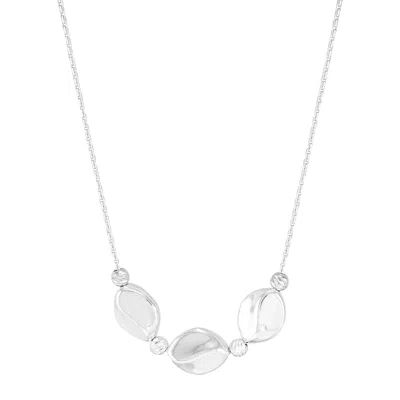 Silpada Clean Alignment' Sterling Silver Necklace, 18" + 2" In White