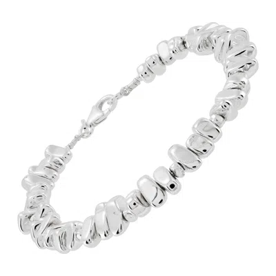 Silpada Collected Beauty' Sterling Silver Hematite Bracelet. 7.5"