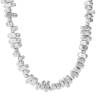 Silpada Collected Beauty' Sterling Silver Natural Hematite Necklace, 18" + 2"