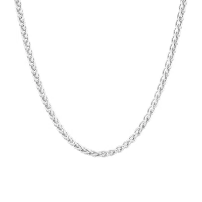 Silpada Collective' Sterling Silver Spiga Chain Necklace, 18" + 2" In White