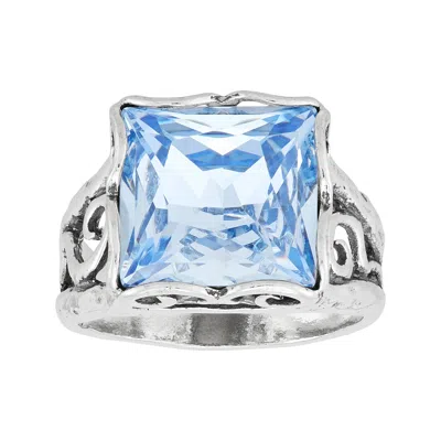 Silpada Cooling Effects' Sterling Silver Blue Crystal Ring