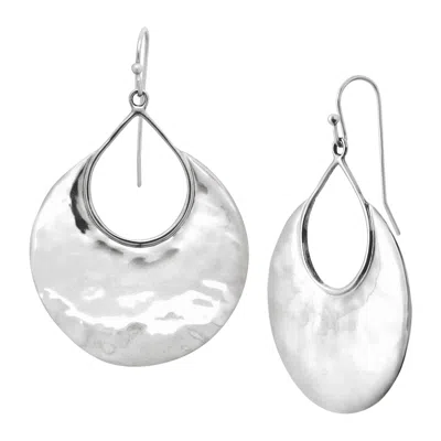 Silpada Crescent Drop' Sterling Silver Earrings In White