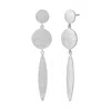 Silpada Dainted Dances' Sterling Silver Drop Earrings In White
