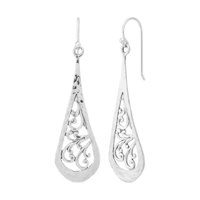 Silpada Dreamy Fairytale' Sterling Silver Drop Earrings In White