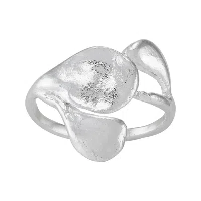 Silpada Effervescence' Sterling Silver Ring In White