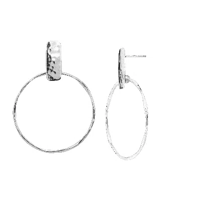 Silpada Endless Summer' Earrings In Sterling Silver In White
