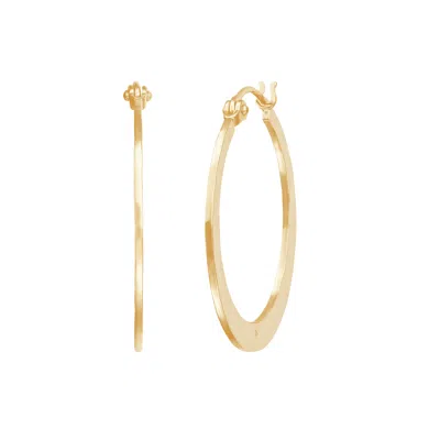 Silpada Full Circle' 18k Yellow Gold-plated Sterling Silver Hoop Earrings