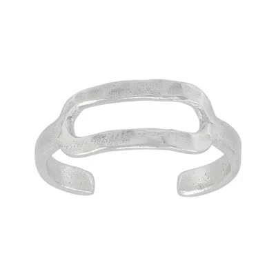 Silpada Genuinely About It' Sterling Silver Toe Ring In White