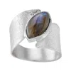 Silpada Greenery' Sterling Silver Labradorite Ring In Multi