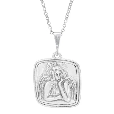 Silpada Guardian' Sterling Silver Pendant Necklace, 18" In White