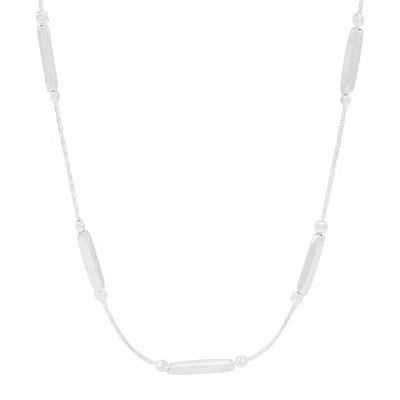 Silpada Interval' Sterling Silver Necklace, 18" In White