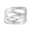 Silpada Labyrinth' Sterling Silver Ring In White