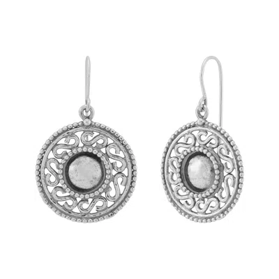 Silpada Lustrous Wave' Sterling Silver Drop Earrings In White
