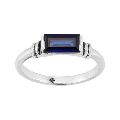 Silpada Mediterranean Blue' Sterling Silver Lab-created Sapphire Ring