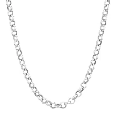 Silpada Mutuality' Sterling Silver Rolo Chain Necklace, 18" + 2" In White