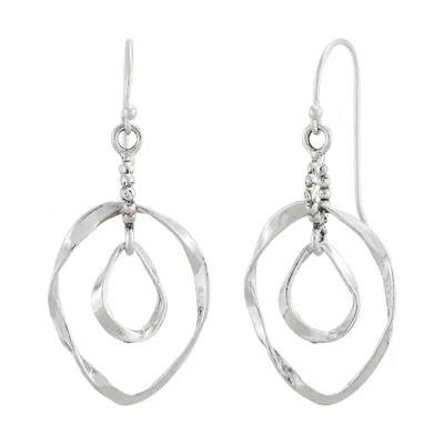 Silpada One For Me' Sterling Silver Drop Earrings In White