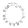Silpada Percussion' Sterling Silver Bracelet, 7.5" In White