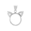 Silpada Precious Ears' Sterling Silver Charm In White