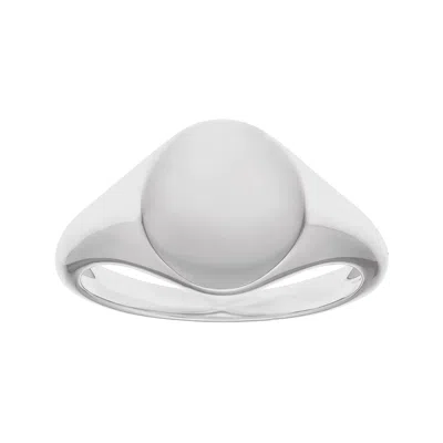 Silpada Sentiments' Signet Band Ring In Sterling Silver In Metallic