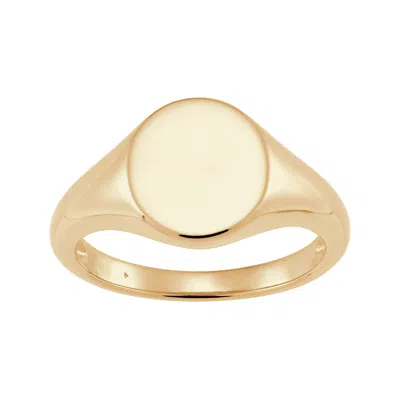 Silpada Sentiments' Signet Band Ring In Sterling Silver In Orange