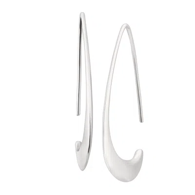 Silpada Silhouette' Drop Earrings In Sterling Silver In White