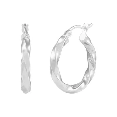 Silpada Simply Sweet' Hoop Earrings In Sterling Silver In Green