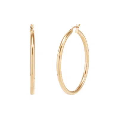 Silpada Smooth Falling' Hoop Earrings In 14k Gold-plated Sterling Silver