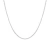 Silpada The Basic' Sterling Silver Box Chain Necklace, 16" + 2" In White
