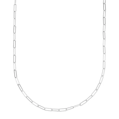 Silpada The Long Way' Chain Necklace In Sterling Silver, 16" In Orange