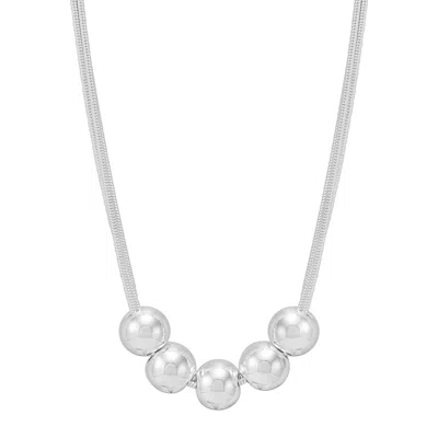 Silpada Thoreau Deluxe' Sterling Silver Necklace, 18" +2" In White